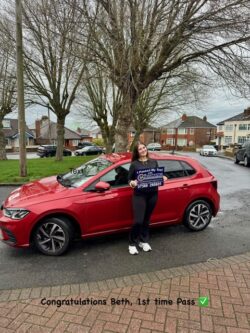 “Mark was really supportive and patient in getting me to pass my test, I couldn’t thank him enough, I literally couldn’t have done it without you and hopefully i will see you soon on the road” Beth Mark was really supportive and patient in getting me to pass my test, I couldn’t thank him enough