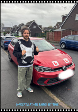 Mark is an excellent driving instructor, who really helped me to learn not only how to pass my driving test but also how to drive competently. I feel really confident going forward with my solo driving all thanks to Marks great teaching - Thank you