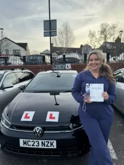 Congratulations Lucy Congratulations Lucy on passing your driving test